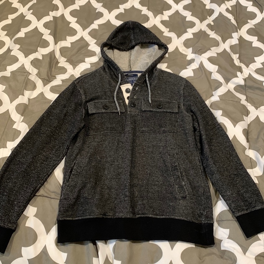 Lightly Used Gray/Black Hoodie